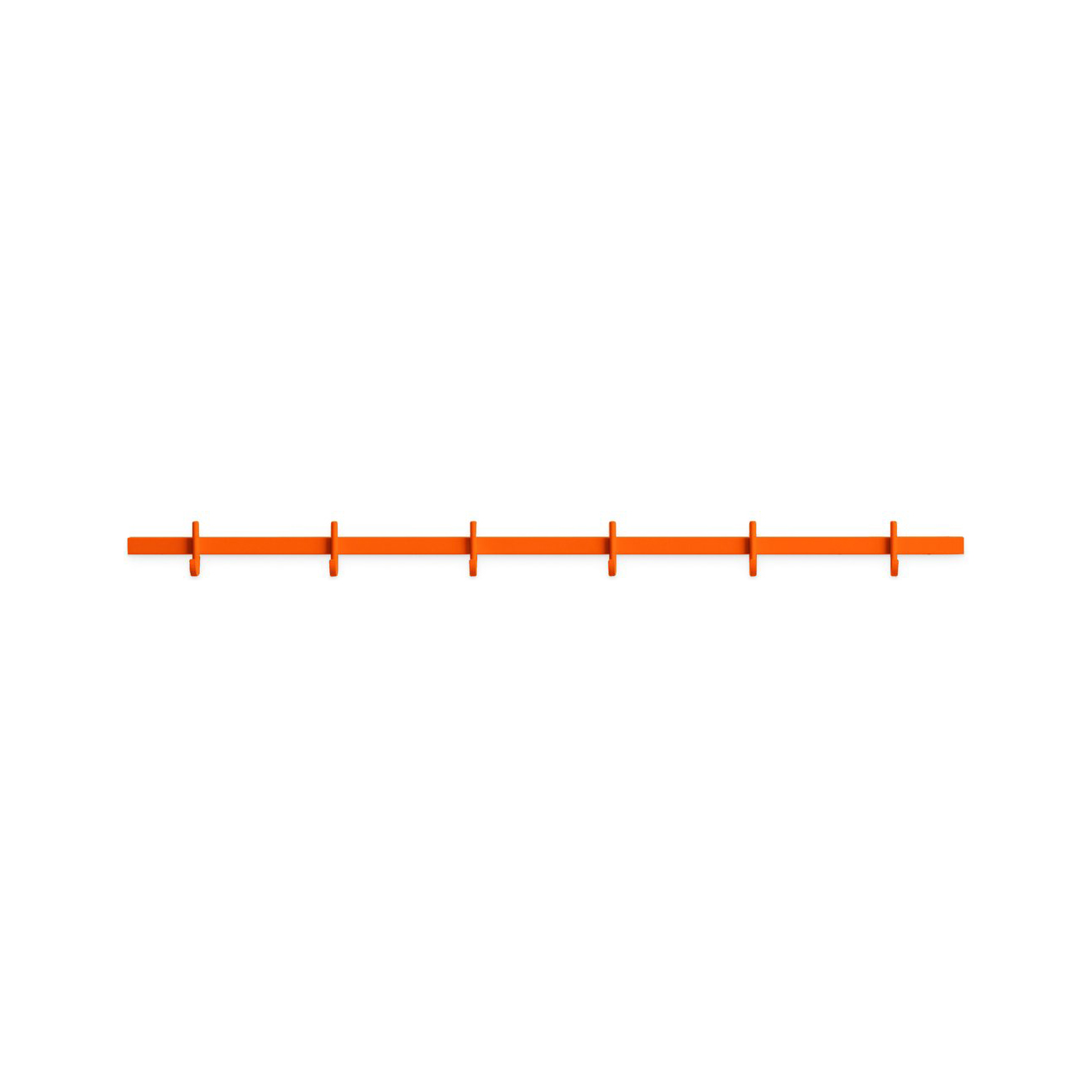 String - Relief Hakenleiste 82cm - orange/BxHxT 82x5,2x4,7cm von String
