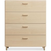 String - Relief Kommode mit Beinen, breit, 82 x 41 x 92,2 cm, Esche von String Furniture