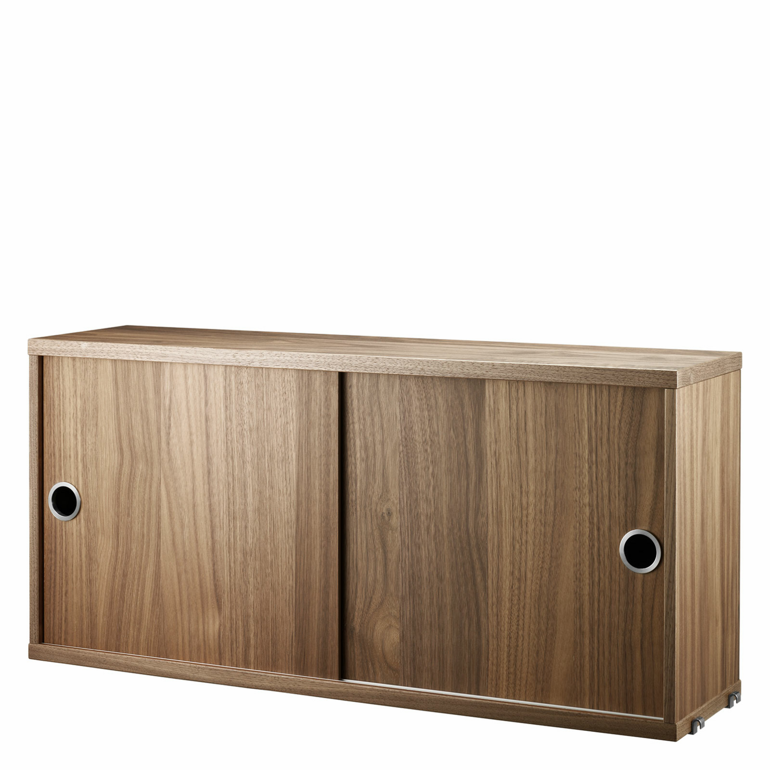 String Schrank Mit Schiebetüren Schiebetürenschrank Walnuss 78x20cm Siehe Text B-Ware von String