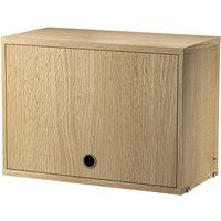 String - Schrankelement mit Klapptür, 58 x 30 cm, Eiche String - Schrankelement mit Klapptür, 58 x 30 cm, Eiche von String Furniture