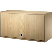 String - Schrankelement mit Klapptür, 78 x 30 cm, Eiche String - Schrankelement mit Klapptür, 78 x 30 cm, Eiche von String Furniture