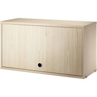 String - Schrankelement mit Klapptür, 78 x 30 cm, Esche String - Schrankelement mit Klapptür, 78 x 30 cm, Esche von String Furniture
