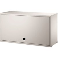 String - Schrankelement mit Klapptür, 78 x 30 cm, beige String - Schrankelement mit Klapptür, 78 x 30 cm, beige von String Furniture