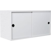 String - Schrankmodul mit Schiebetüren 78 x 30 cm, weiß von String Furniture