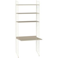 String Furniture - Schreibtisch mit Regal Kinderzimmer Bundle C von String Furniture