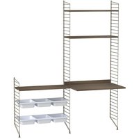 String Furniture - Schreibtisch mit Seitenregal Kinderzimmer Bundle E von String Furniture