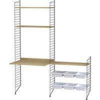 String Furniture - Schreibtisch mit Seitenregal Kinderzimmer Bundle E String Furniture - Schreibtisch mit Seitenregal Kinderzimmer Bundle E von String Furniture