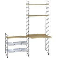 String Furniture - Schreibtisch mit Seitenregal Kinderzimmer Bundle E String Furniture - Schreibtisch mit Seitenregal Kinderzimmer Bundle E von String Furniture