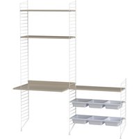 String Furniture - Schreibtisch mit Seitenregal Kinderzimmer Bundle E String Furniture - Schreibtisch mit Seitenregal Kinderzimmer Bundle E von String Furniture