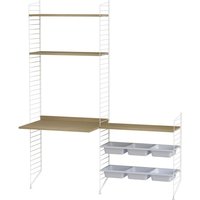 String Furniture - Schreibtisch mit Seitenregal Kinderzimmer Bundle E String Furniture - Schreibtisch mit Seitenregal Kinderzimmer Bundle E von String Furniture