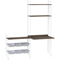 String Furniture - Schreibtisch mit Seitenregal Kinderzimmer Bundle E String Furniture - Schreibtisch mit Seitenregal Kinderzimmer Bundle E von String Furniture