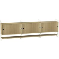 String Furniture - Sideboard zur Wandaufhängung Wohnzimmer Bundle E von String Furniture