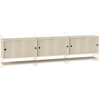 String Furniture - Sideboard zur Wandaufhängung Wohnzimmer Bundle E von String Furniture