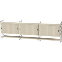 String Furniture - Sideboard zur Wandaufhängung Wohnzimmer Bundle E von String Furniture