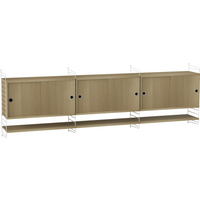 String Furniture - Sideboard zur Wandaufhängung Wohnzimmer Bundle E von String Furniture