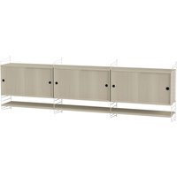 String Furniture - Sideboard zur Wandaufhängung Wohnzimmer Bundle E von String Furniture