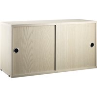 String Furniture - Schrank mit Schiebetüren von String Furniture