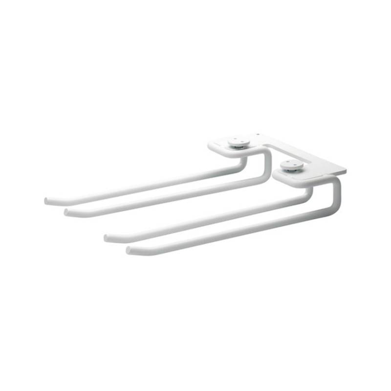 String Furniture - String System Aufhängegestell für Gläser 2er Set - weiß/beschichtet/BxHxT 14x3x20cm/2 Stück von String Furniture