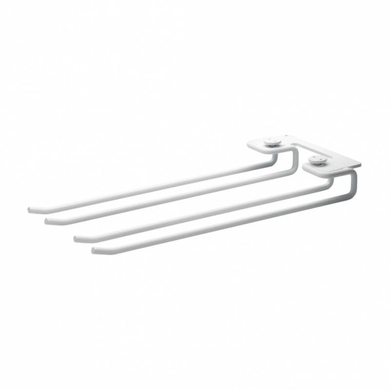 String Furniture - String System Aufhängegestell für Gläser 2er Set - weiß/beschichtet/BxHxT 14x3x30cm/2 Stück von String Furniture