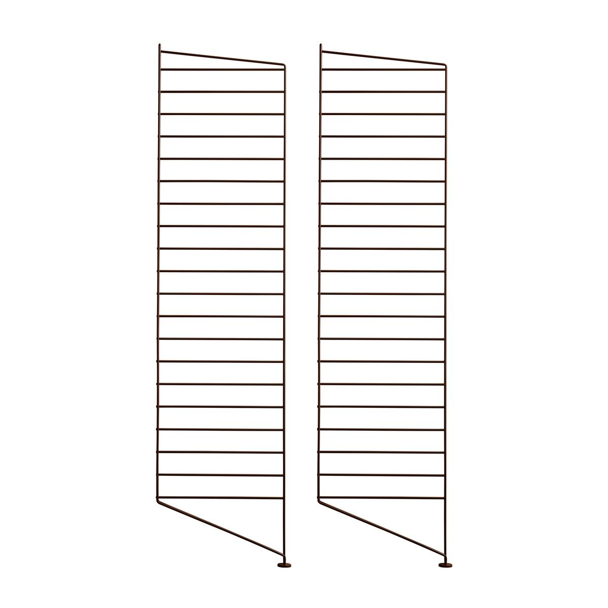String Furniture - String System Bodenleiter 115x30cm - braun/pulverbeschichtet/115x30cm/2er Set String Furniture - String System Bodenleiter 115x30cm - braun/pulverbeschichtet/115x30cm/2er Set von String Furniture