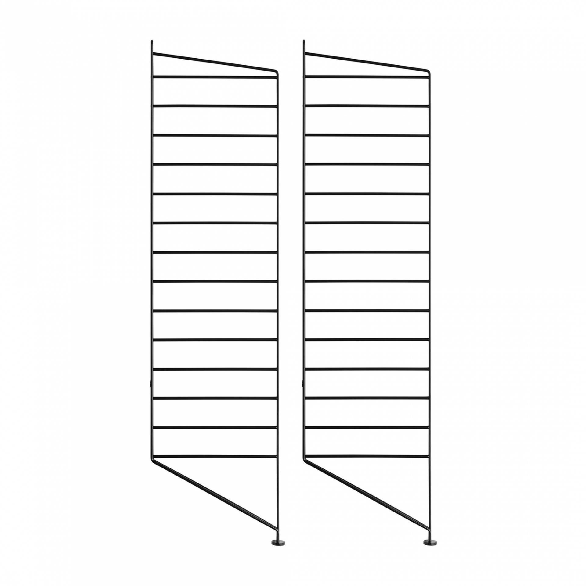 String Furniture - String System Bodenleiter 115x30cm - schwarz/pulverbeschichtet/115x30cm/2er Set String Furniture - String System Bodenleiter 115x30cm - schwarz/pulverbeschichtet/115x30cm/2er Set von String Furniture