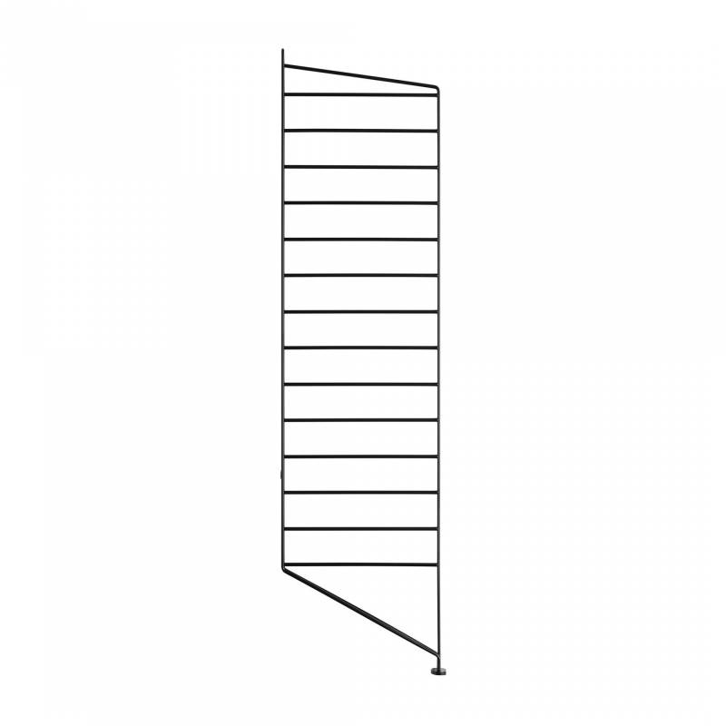 String Furniture - String System Bodenleiter 115x30cm - schwarz/pulverbeschichtet/115x30cm von String Furniture