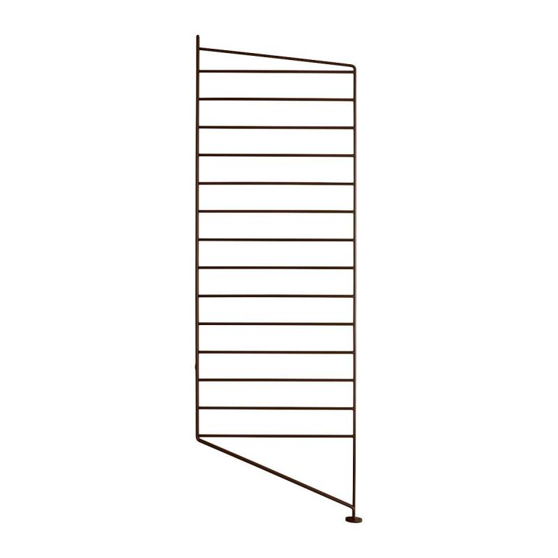 String Furniture - String System Bodenleiter 85x30cm - braun/pulverbeschichtet/85x30cm von String Furniture