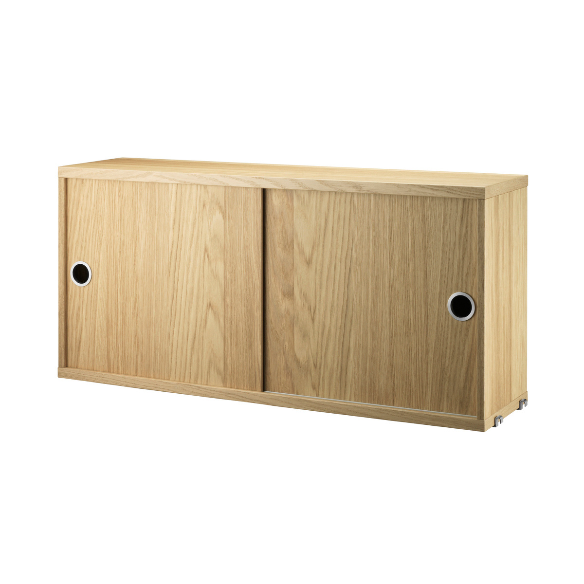 String Furniture - String System Hängeschrank mit Schiebetüren - eiche/BxHxT 78x42x20cm String Furniture - String System Hängeschrank mit Schiebetüren - eiche/BxHxT 78x42x20cm von String Furniture