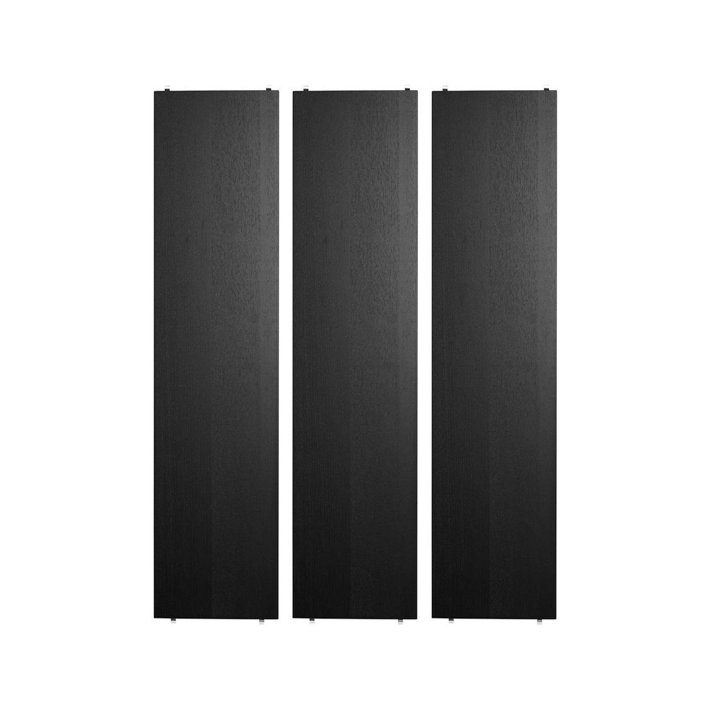 String Furniture - String System Regalböden 3er Set 78x20cm - schwarz/gebeizt/BxHxT 78x2x20cm String Furniture - String System Regalböden 3er Set 78x20cm - schwarz/gebeizt/BxHxT 78x2x20cm von String Furniture