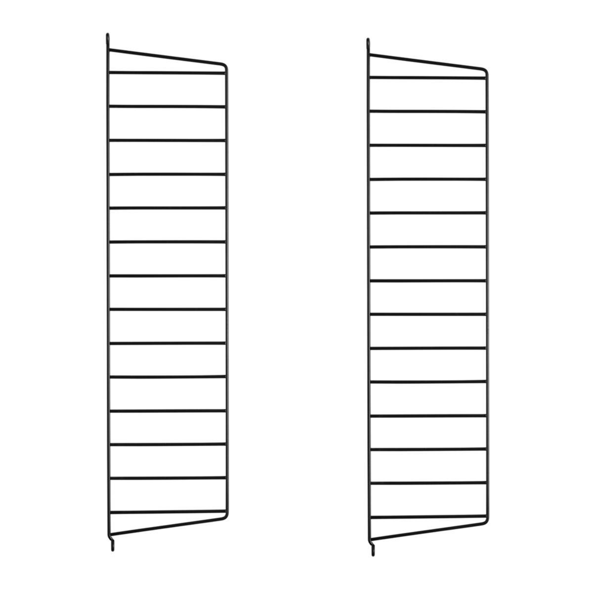 String Furniture - String System Wandleiter 75x20cm - schwarz/Wandmontage/75x20cm/2er Set String Furniture - String System Wandleiter 75x20cm - schwarz/Wandmontage/75x20cm/2er Set von String Furniture