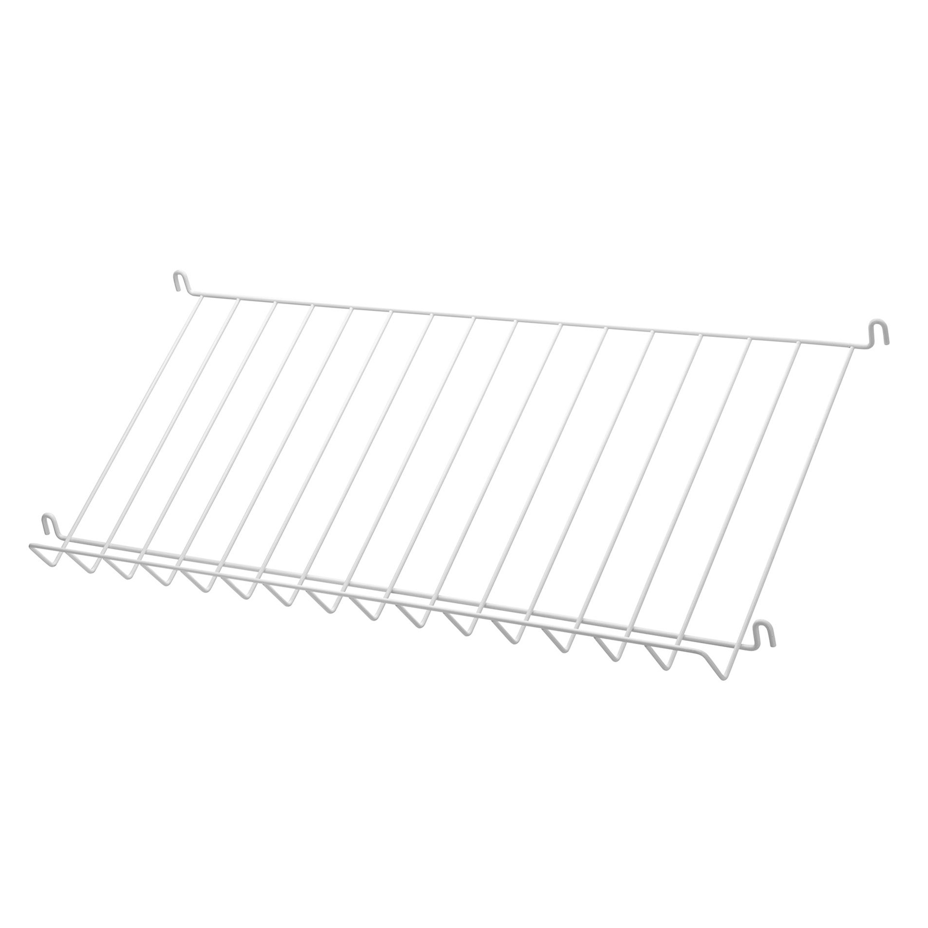 String - String System Zeitschriftenablage 78x30cm Stahl - weiß/pulverbeschichtet/BxHxT 78x15x30cm von String