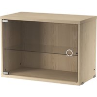String - Vitrine mit Glasschwingtür, 58 x 30 cm, Esche von String Furniture