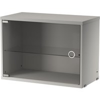 String - Vitrine mit Glasschwingtür, 58 x 30 cm, grau String - Vitrine mit Glasschwingtür, 58 x 30 cm, grau von String Furniture