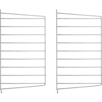 String - Outdoor Wandleiter für String Regal 50 x 30 cm (2er-Set), verzinkt von String