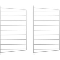 String - Wandleiter für String Regal 50 x 30 cm (2er-Set), weiß von String Furniture