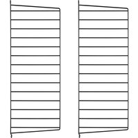 String - Wandleiter für String Regal 75 x 30 cm (2er-Set), schwarz von String Furniture