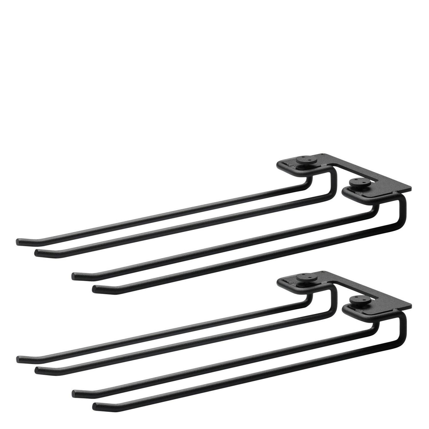 String Weinglashalterung Weinglashalter Stielgläser Halterung 2er 30cm Schwarz B-Ware String Weinglashalterung Weinglashalter Stielgläser Halterung 2er 30cm Schwarz B-Ware von String