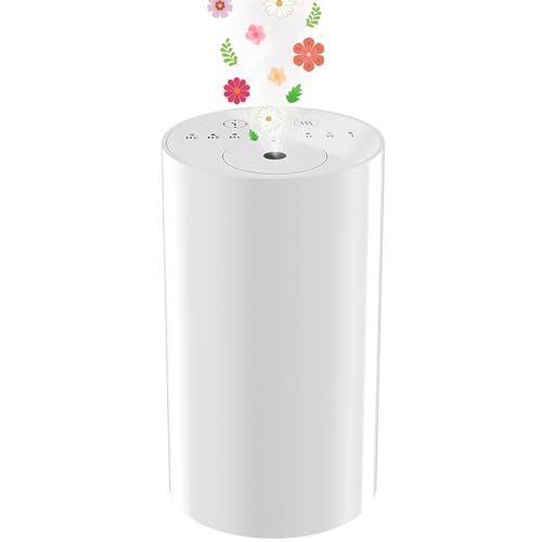 Diffuser Ätherische Öle Duftnebel, Auto Aroma Aromatherapie Diffusor, Wasserlose ätherische Öle Diffusor für Home, Portable Essential Oil Aroma Diffuser, Kabellos Automatic Fragrance Sprayer (Weiß) Diffuser Ätherische Öle Duftnebel, Auto Aroma Aromatherapie Diffusor, Wasserlose ätherische Öle Diffusor für Home, Portable Essential Oil Aroma Diffuser, Kabellos Automatic Fragrance Sprayer (Weiß) von Strixorn