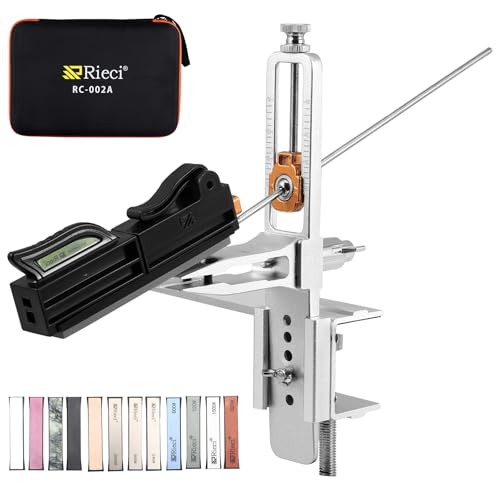 Präzisions-Messerschärfer 15-30° Winkel, Tragbares Schleifset mit 12 Schleifsteinen für Küche/Camping, Profi-Schärfsystem mit Innen-/Außenbasis - Universal für Küchenmesser & Outdoor-Werkzeuge Präzisions-Messerschärfer 15-30° Winkel, Tragbares Schleifset mit 12 Schleifsteinen für Küche/Camping, Profi-Schärfsystem mit Innen-/Außenbasis - Universal für Küchenmesser & Outdoor-Werkzeuge von Strixorn