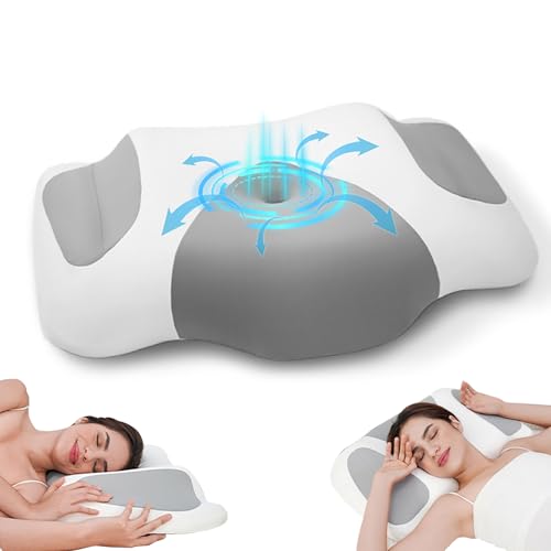 Strixorn Nackenkissen Kopfkissen, Orthopädisches Kissen Memory Foam Ergonomisches Seitenschläferkissen für Seiten, Rücken & Bauchschläfer, Nackenstützkissen Gegen, 57x36x8/10cm Strixorn Nackenkissen Kopfkissen, Orthopädisches Kissen Memory Foam Ergonomisches Seitenschläferkissen für Seiten, Rücken & Bauchschläfer, Nackenstützkissen Gegen, 57x36x8/10cm von Strixorn