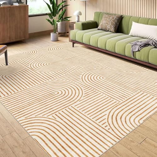 Strloepr Waschbar Teppich Wohnzimmer Sessel Stühle Schlafzimmer Arbeitszimmer Carpet,Modernes geometrisches Design, Herbstdekoration, Herbst, Orange, 160 x 200 cm Strloepr Waschbar Teppich Wohnzimmer Sessel Stühle Schlafzimmer Arbeitszimmer Carpet,Modernes geometrisches Design, Herbstdekoration, Herbst, Orange, 160 x 200 cm von Strloepr