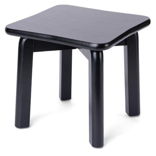 StrongTek Stabiler Tritthocker mit Anti-Rutsch-Füßen, Einfacher Aufbau, 350 Pfund Tragkraft, Perfekt für Badezimmer, Schlafzimmer oder den Einsatz im Türbereich, 11" x 11" x 10,6" von StrongTek