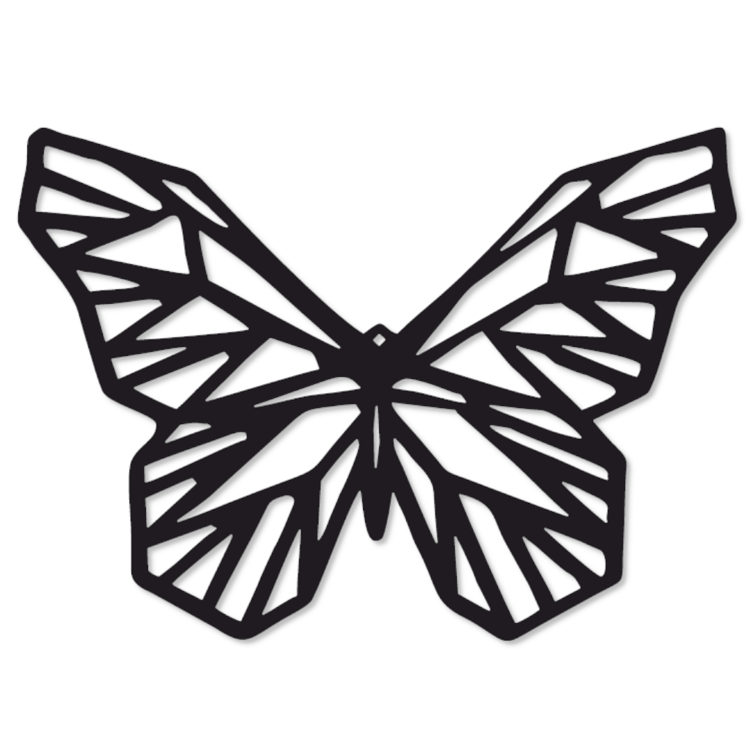 STEEL FRAME - Schmetterling 3D-Wanddekoration von Strongroom