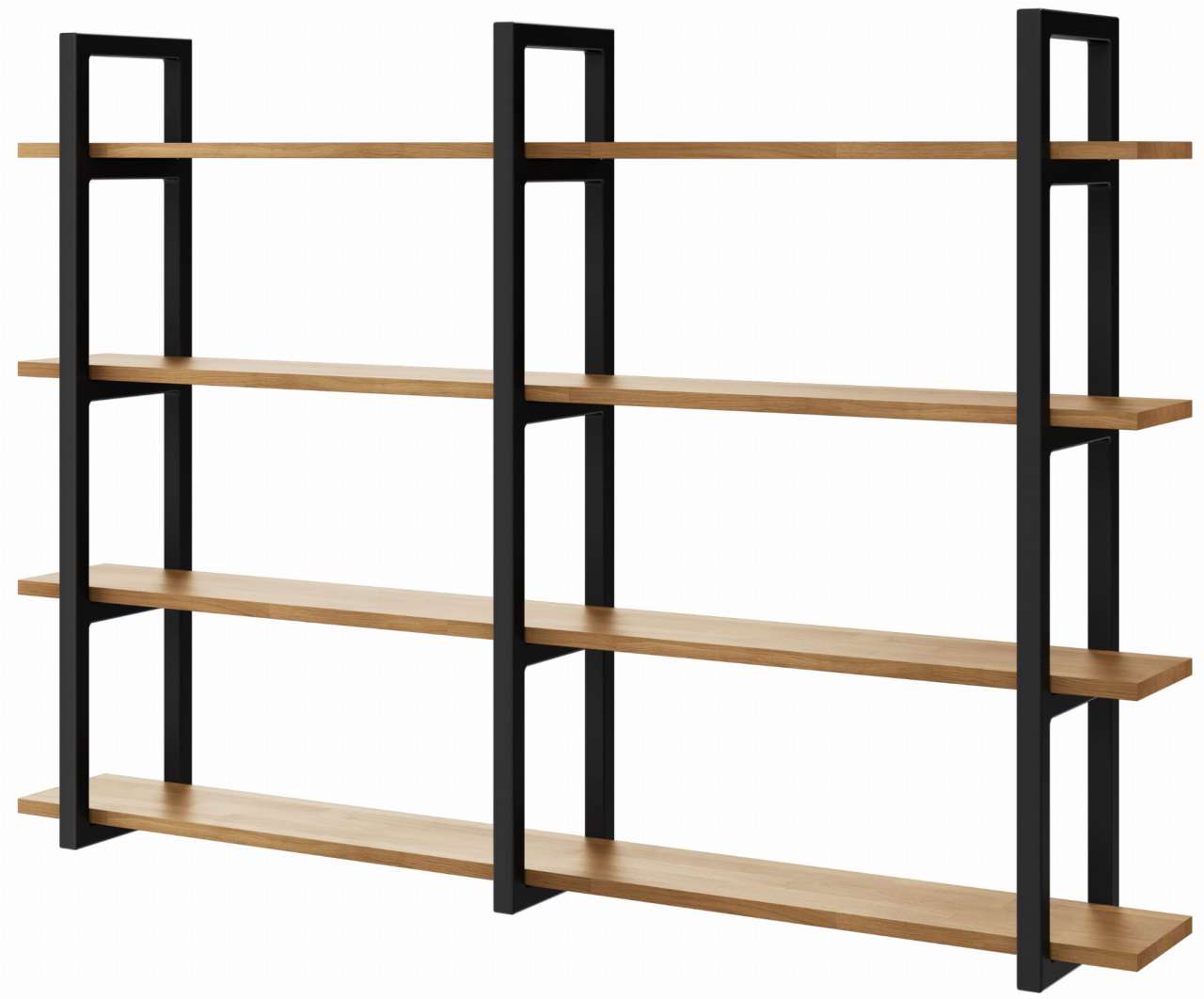 WOOD FRAME - Hängeregal D4 160-200 cm aus Eichenholz von Strongroom