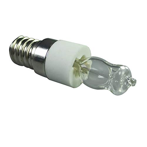 2 Stück 110V 40W E14 Halogen Backofenlampe Ofenlampe Oven Lampe Hitzebeständige Halogen Glühbirnen für Kühlschränke Backofen Ventilatoren, bis 500 Grad von Stronrive