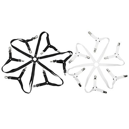 2 Stück Bettlakenspanner Verstellbar Lakenspanner Mit Metallclips Für Bettlaken Betttuch Spanner Bettlaken Verschlüsse Elastische Betttuchspanner Bettlaken Spanngurte Für Bettlaken, Matratze, Sofa 2 Stück Bettlakenspanner Verstellbar Lakenspanner Mit Metallclips Für Bettlaken Betttuch Spanner Bettlaken Verschlüsse Elastische Betttuchspanner Bettlaken Spanngurte Für Bettlaken, Matratze, Sofa von Stronrive