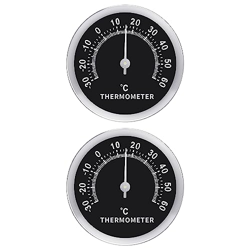 2pack Innen Außen Thermometer Wasserdichtes Garten Thermometer Keine Batterie Erforderlich Wand Thermometer Genaues Raum Thermometer Gewächshaus Thermometer, Desktop Thermometer Für Home von Stronrive