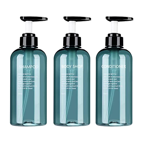 3 Stück Leer Seifenspender 300/500 Ml Leere Pumpflasche Zum Befüllen Seifenspender Flaschen Refillable Lotionspender Leerflasche Für Flüssige Shampoo Duschgel Spenderflasche Für Shampoo, Conditioner von Stronrive