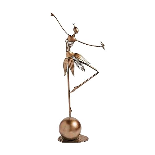 38×5cm Fee Garten Ornament Gartendeko Figuren Für Außen Mädchen Gartenfiguren wasserdichte Mädchen Gartenstatuen Metall Feengarten Zubehör Stehfigur Für Den Garten Feen Gartenfigur Für Hof Rasen von Stronrive