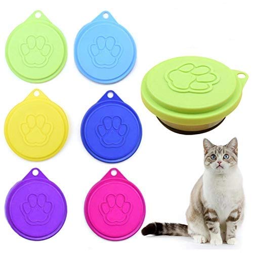 6er-Set Silikon-Deckel für Dosenfutter, Tierfutter Dosendeckel Katzendosendeckel Hundedosendeckel Silikon Dosendeckel für Tierfutterdosen Katzen & Hunde von Stronrive